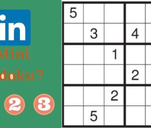 linkedin Mini Sudoku